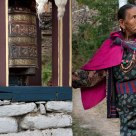 Buddhist at the Prayer Wheel